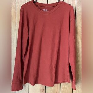 Orange Long Sleeve Top